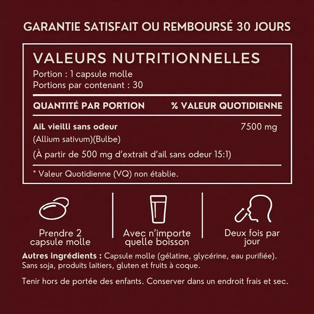 Extrait d'Ail Vieilli SAC