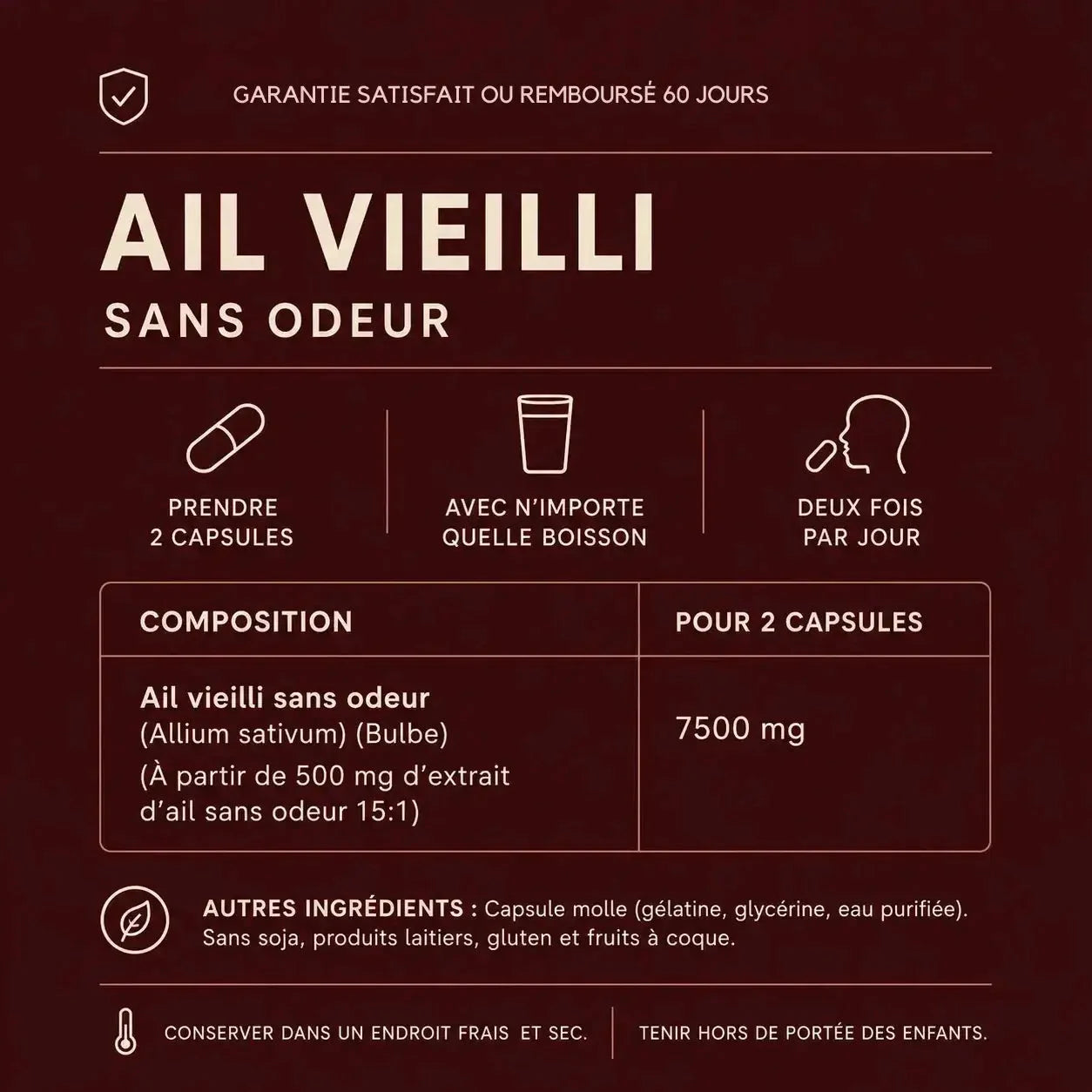 Extrait d'Ail Vieilli - Circulation & Vitalité
