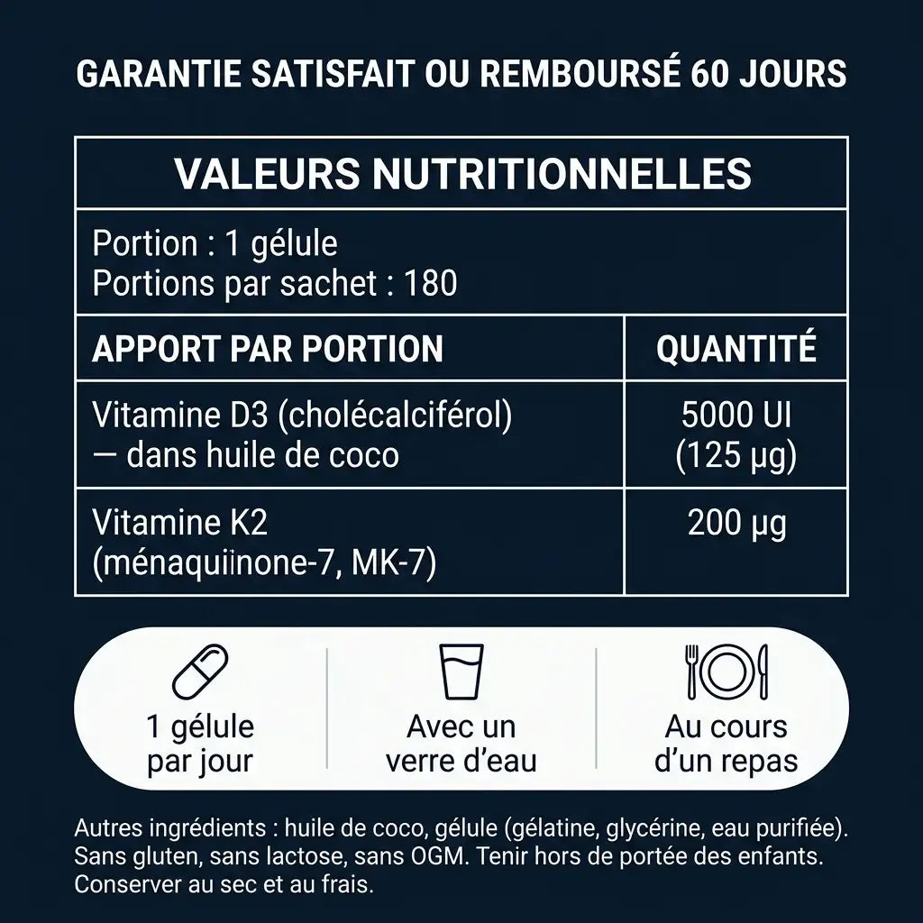Vitamine D3 + K2